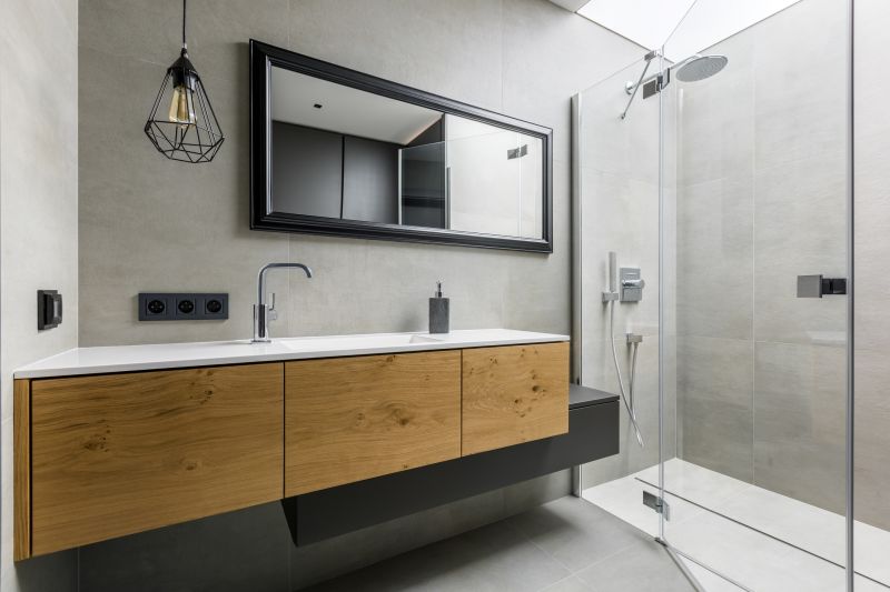 Bathroom with Floating Vanity and Modern Fixtures